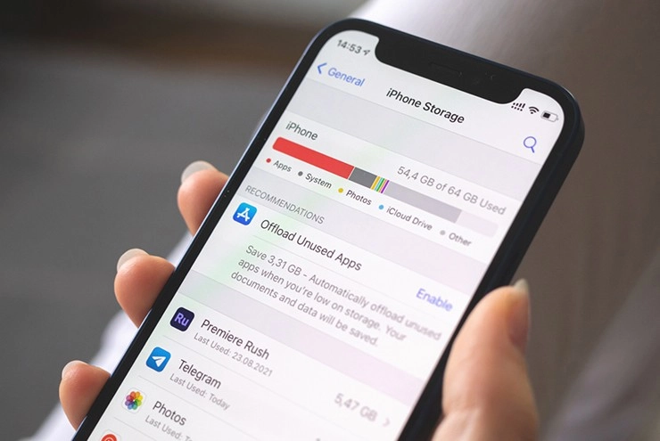 Xóa dữ liệu hệ thống trên iPhone